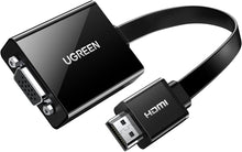 Load image into Gallery viewer, UGREEN HDMI TO VGA CONVERTER WITH AUDIO (BLACK)