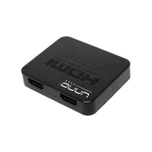 Load image into Gallery viewer, HDMI Splitter 2 ports - 4K/2K, 3D Compatible, HDMI 1.4, HDCP 1.4, Micro USB Cable for Power Included