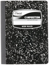 Load image into Gallery viewer, MEAD BLACK MARBLE COMPOSITION BOOK