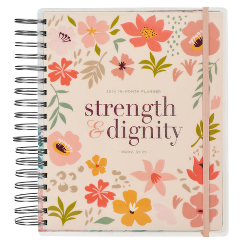 2024 Wire 18 Month Planner Strength & Dignity Prov. 31:25