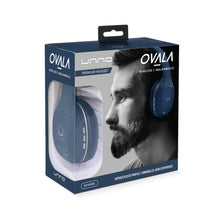 Load image into Gallery viewer, Unno Tekno Headset Ovala Bluetooth with MIC - Blue