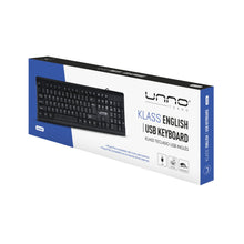 Load image into Gallery viewer, Unno Tekno Keyboard &amp; Mouse Combo Klass Wireless English