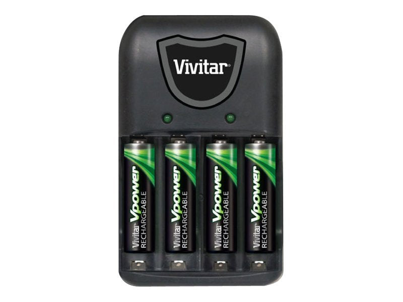 VPOWER OVERNIGHT CHARGER 4 SLOT W/AA BATTERY