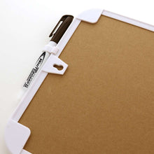 Load image into Gallery viewer, BAZIC 8.5&quot; * 11&quot; DRY ERASE WHITEBOARD/CORK COMBO BOARD W/MARKER