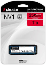 Load image into Gallery viewer, Kingston 1TB Internal M.2 2280 NVME NVS (2100/1700)