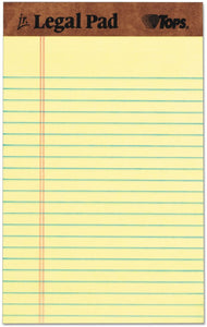 TOPS 5" x 8" WRITING PAD CANARY