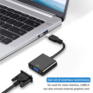 USB 3.0 TO VGA ADAPTER MULTI-DISPLAY VIDEO CONVERTER