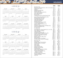 Load image into Gallery viewer, 2023-24 FALLING BLOSSOMS 2 YEAR POCKET PLANNER