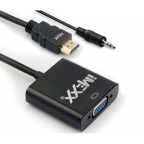 VIDEO ADAPTER - VGA M TO HDMI F, 1080P  FOR: COMPUTERS, PROJECTORS, HDTV WITH IN