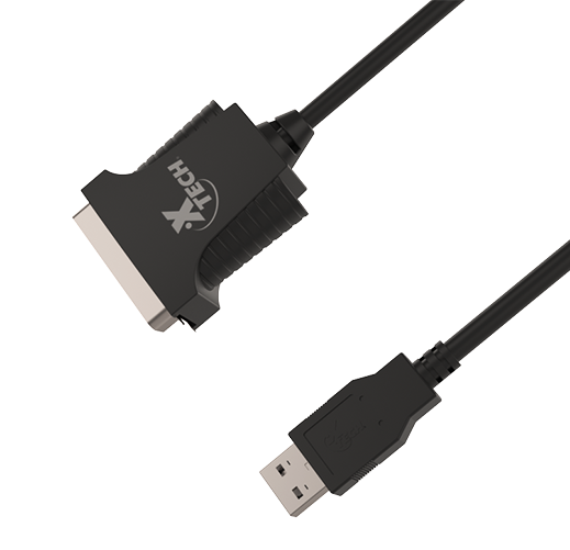 XTECH CABLE USB TO PARALLEL DB25M 6'