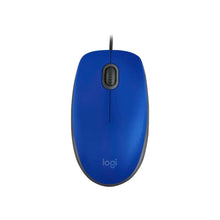 Load image into Gallery viewer, LOGITECH MOUSE WIRED BLUE M110 SILENT