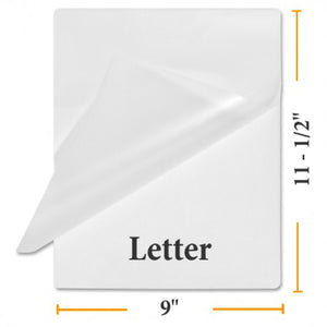 Laminating Pouch Letter Size 9" x 11-1/2" 5mil