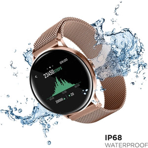iTOUCH SPORT 3 UNISEX METAL ROSE GOLD SMART WATCH