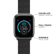 Load image into Gallery viewer, iTOUCH AIR 3 UNISEX MESH BLACK SMART WATCH