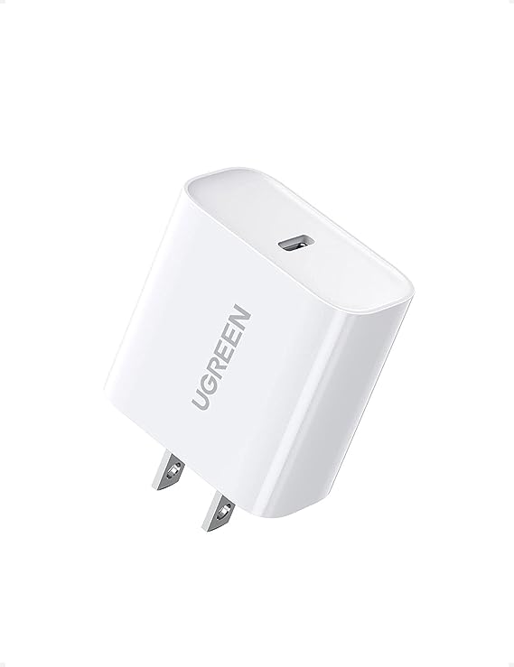 UGREEN FAST CHARGING POWER ADAPTER WITH PD 20W US (WHITE)