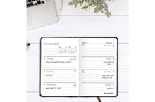 Load image into Gallery viewer, AT-A-GLANCE Fine Diary 2024 Weekly Monthly Diary, Black Brown, Pocket, 3&quot; x 6&quot;