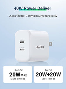 UGREEN USB-C FAST CHARGER 40W