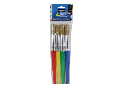 4ct JUMBO PAINT BRUSH - POLY BAG