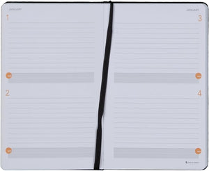 AT-A-GLANCE® Plan Write Remember 2Days Planning Notebook, Undated, 8 1/2x11 Black