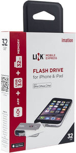 IMATION FLASH DERIVE FOR IPAD AND IPHONE 32GB