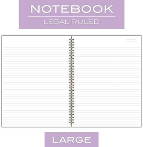 Mead Cambridge Purple Fashion Twinwire Large Business Notebook