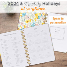 Load image into Gallery viewer, 2024 Wirebound Daily Planner Make Today A Wonderful Day