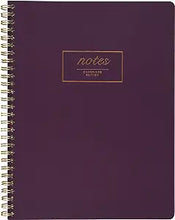 Load image into Gallery viewer, Mead Cambridge Purple Fashion Twinwire Large Business Notebook