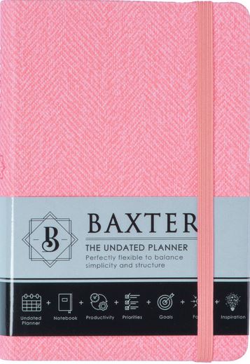 Baxter Undated Planner Pink