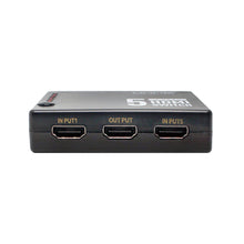 Load image into Gallery viewer, HDMI Switch 5 ports  - 4K/2K, HDMI 1.4, HDCP 1.4, Automatic Switching, USB Powered, Remote Control with IR