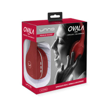 Load image into Gallery viewer, Unno Tekno Headset Ovala Bluetooth with MIC - Red