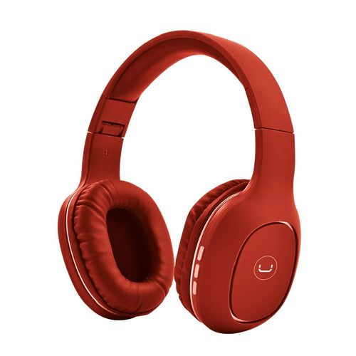 Unno Tekno Headset Ovala Bluetooth with MIC - Red