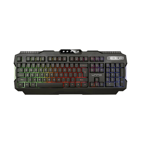 Unno Tekno Keyboard Brave Gaming USB English