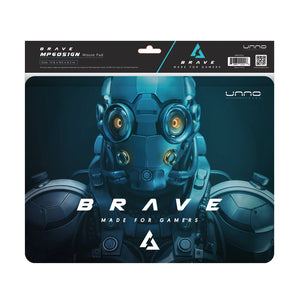 Unno Tekno Mouse Pad Brave Gaming 27 x 32 cm