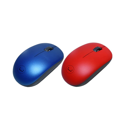Unno Tekno Mouse Curve Wireless - Red