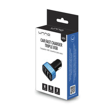 Load image into Gallery viewer, Unno Tekno Car Fast Charger Triple USB 6A