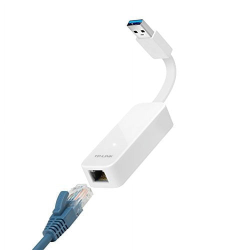TP LINK FOLDABLE USB 3.0 GIGABIT ETHERNET LAN NETWORK ADAPTER - WIN 10/8.1/8/7/VISTA/XP/OSX/LINUX