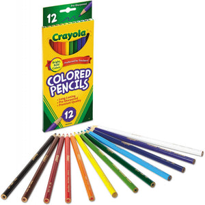 CRAYOLA 12ct COLORED PENCIL CRAYON