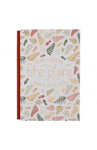 JOURNAL HARDCOVER FOR I KNOW THE PLANS