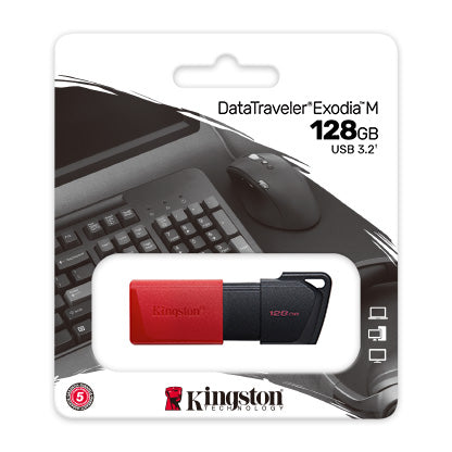 DataTraveler Exodia M- USB 3.2 Flash Drive - 128GB