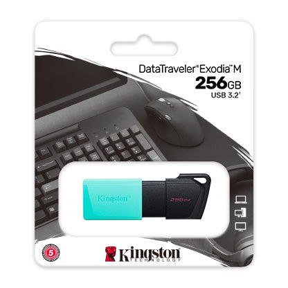 DataTraveler Exodia M- USB 3.2 Flash Drive - 256GB
