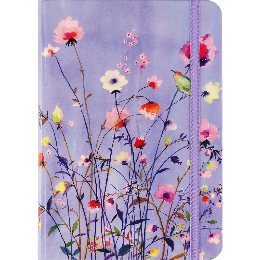 Small Journal Lavender Wild Flowers