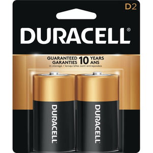 DURACELL D 2-PK BATTERY