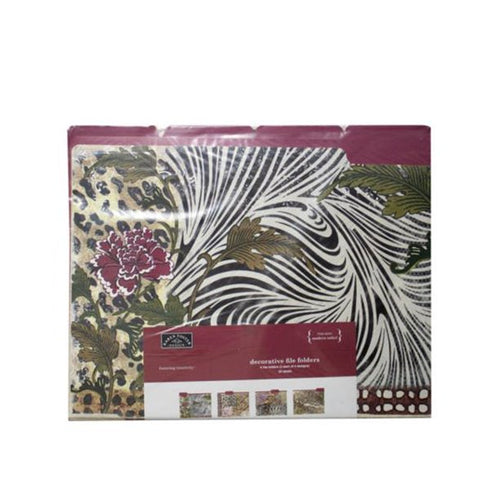 MODERN SAFARI DECORATIVE FILE FOLDERS