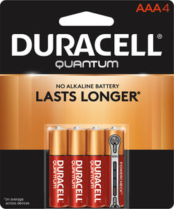 DURACELL QUANTUM AAA 4PK BATTERY