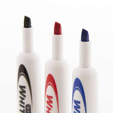 Load image into Gallery viewer, BAZIC WHITEBOARD MARKERS - CHISEL TIP DRY-ERASE ASSORTED COLOR