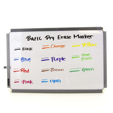 Load image into Gallery viewer, BAZIC Chisel Tip Assorted Color Dry-Erase Markers (12/Pack)