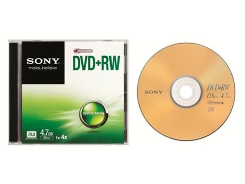 SONY DVD+RW 1X-16X 120MIN 4.7GB SLIM