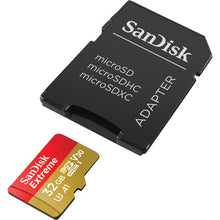 Load image into Gallery viewer, Sandisk Extreme U3 32GB Micro-SD + Adp CL10 - 100mb/s Read