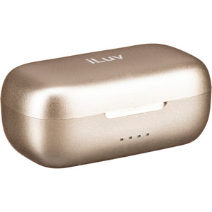 iLuv Bubble Gum Air True Wireless In-Ear Headphones (Gold)