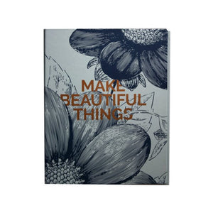 SMALL FLORAL THREE RING BINDER